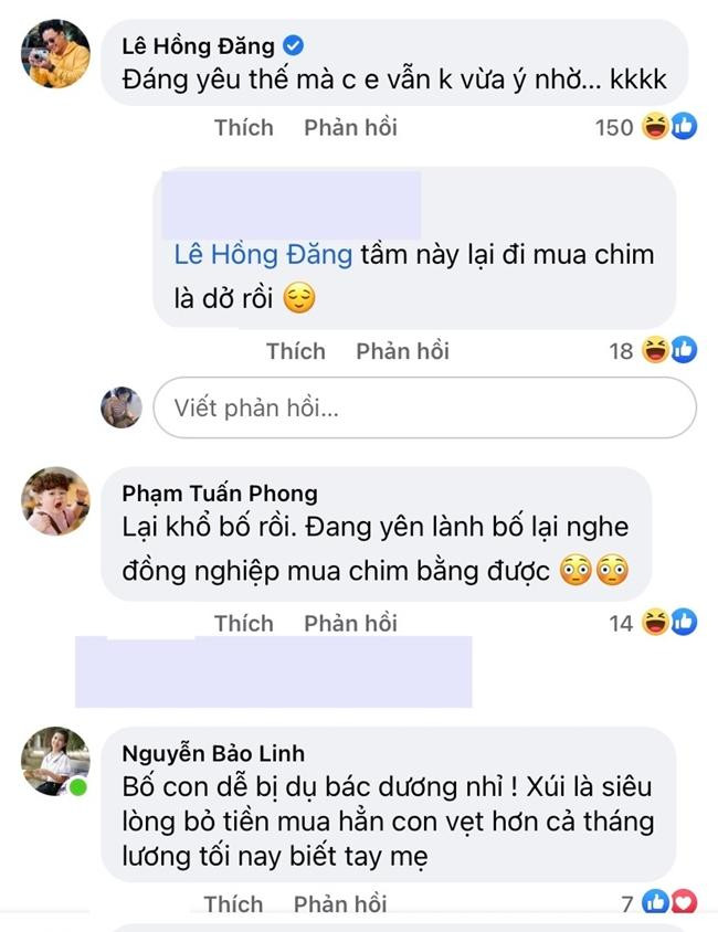 cũng phải cảm thán trước quyết định của bố. - Ảnh: FBNV. cũng phải cảm thán trước quyết định của bố. - Ảnh: FBNV.