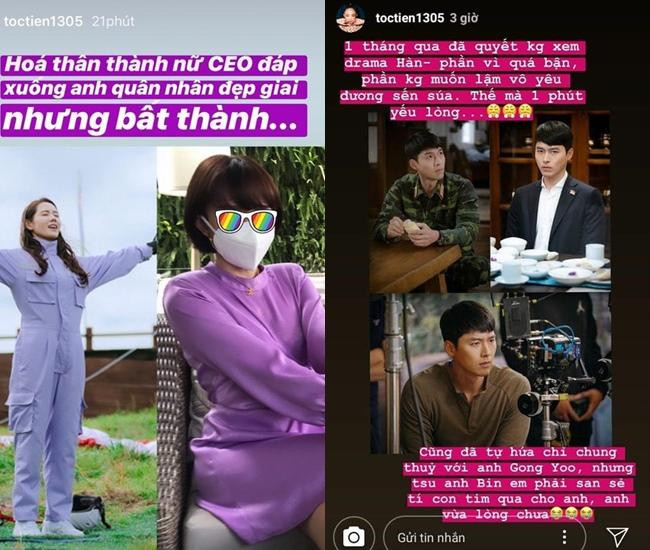 Tóc Tiên từng có thời "rớt liêm sỉ" vì trai đẹp "Hạ Cánh Nơi Anh". - Ảnh chụp màn hình.