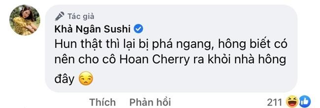 Bài đăng của Khả Ngân khiến netizen muốn mở tiệc ăn mừng.