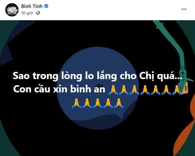 Các nghệ sĩ đều đồng lòng cầu nguyện cho Phi Nhung sớm bình an.