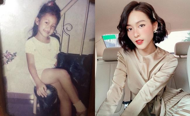 Khả Ngân sở hữu gương mặt bầu bĩnh và rất biết cách tạo dáng khi chụp hình. Khả Ngân sở hữu gương mặt bầu bĩnh và rất biết cách tạo dáng khi chụp hình.