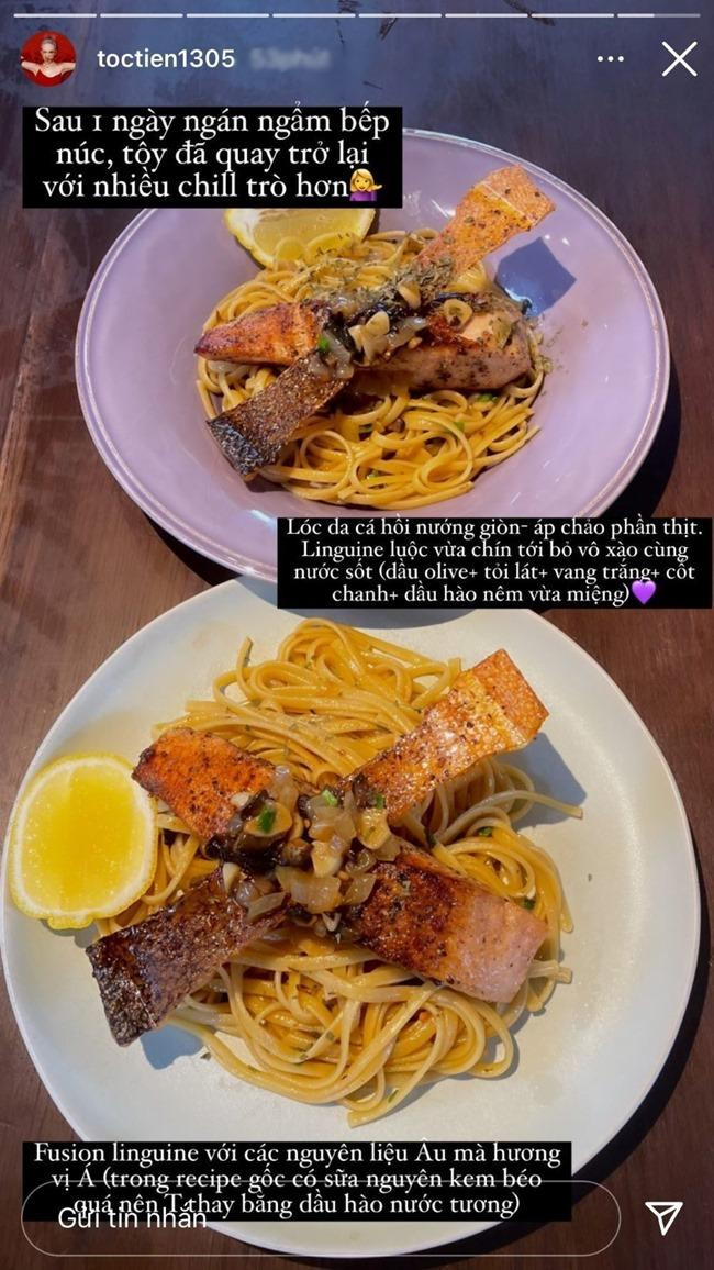 Tóc Tiên không chỉ giỏi nấu nướng...