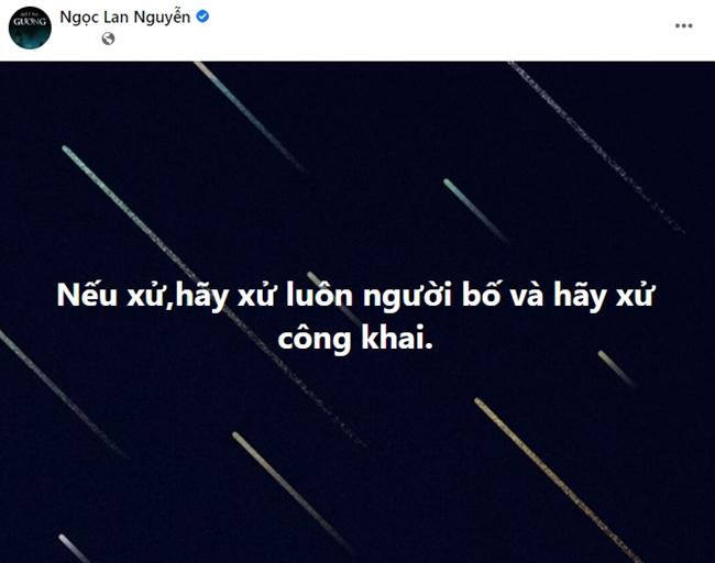 Các sao Việt đều mong người có hành vi sai trái sẽ phải chịu sự trừng phạt thích đáng.