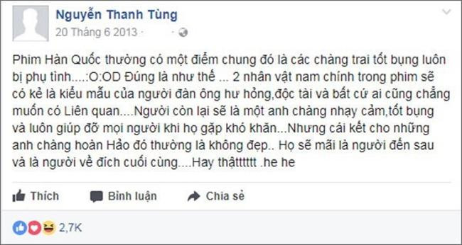 Chàng trai lãng mạn, nhạy cảm, mê phim Hàn...