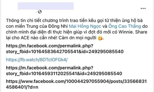 Đại diện truyền thông bác bỏ những tin đồn tiêu cực xung quanh việc từ thiện của Đông Nhi. Đại diện truyền thông bác bỏ những tin đồn tiêu cực xung quanh việc từ thiện của Đông Nhi.