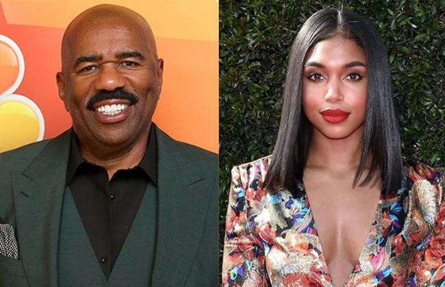 MC Steve Harvey và con gái. MC Steve Harvey và con gái.