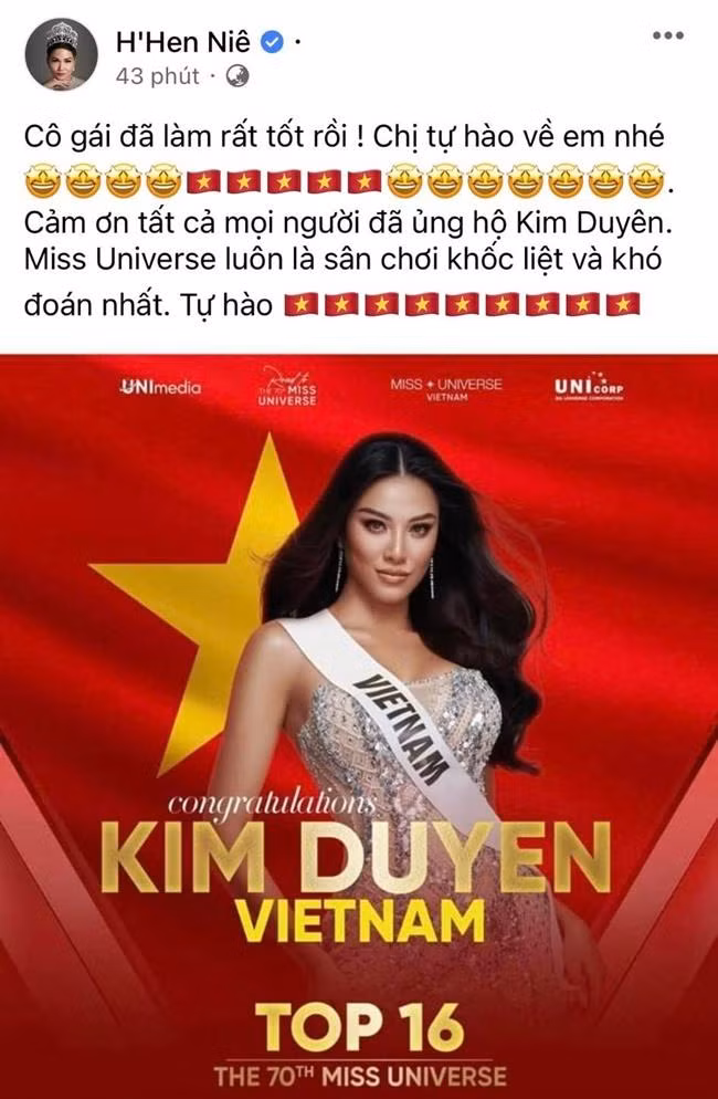 H'Hen Niê nhấn mạnh sự khốc liệt của cuộc thi sắc đẹp này và nhận được sự đồng tình của đông đảo cư dân mạng. - Ảnh: FBNV.