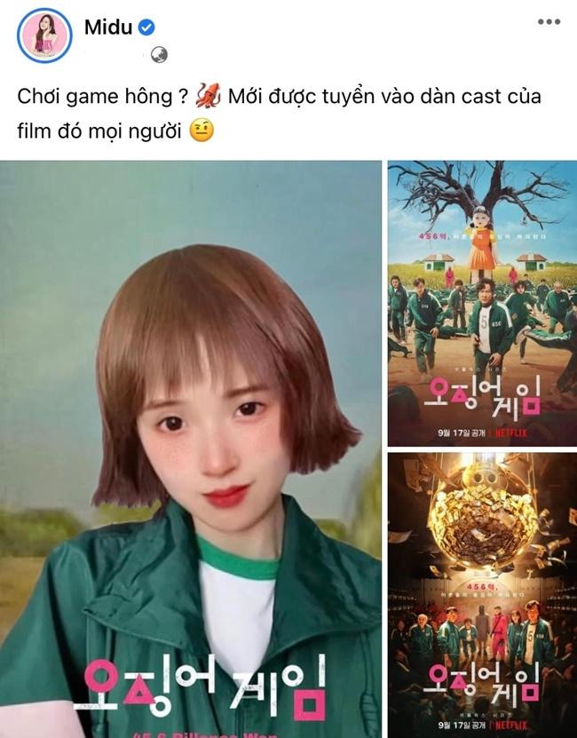 Midu khiến cư dân mạng cười "chảy nước mắt" khi đùa rằng mình đã được chọn vào dàn diễn viên của bộ phim Hàn nổi tiếng.