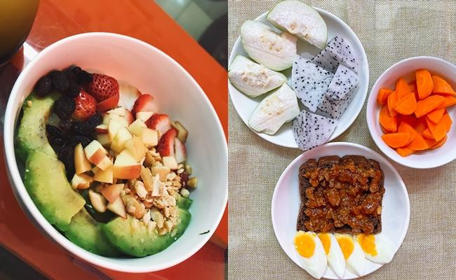 Những bữa ăn đủ dinh dưỡng nhưng có thể giúp Phương Mỹ Chi giảm cân. - Ảnh: NVCC. Những bữa ăn đủ dinh dưỡng nhưng có thể giúp Phương Mỹ Chi giảm cân. - Ảnh: NVCC.