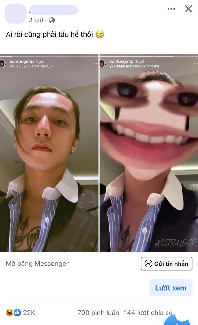 Khoảnh khắc ông trời cho Sơn Tùng sự đẹp trai nhưng quên không đưa hướng dẫn sử dụng.