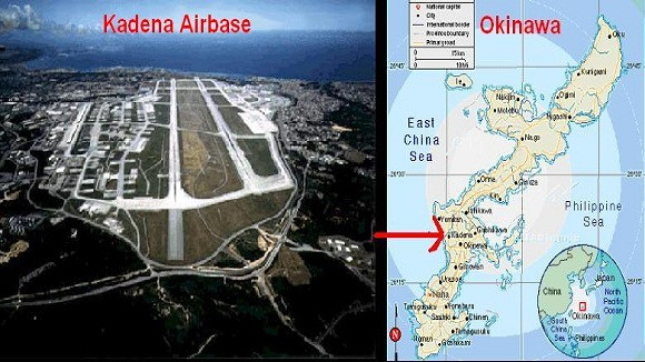 Căn cứ không quân Kadena có vị trí chiến lược bảo vệ Senkaku