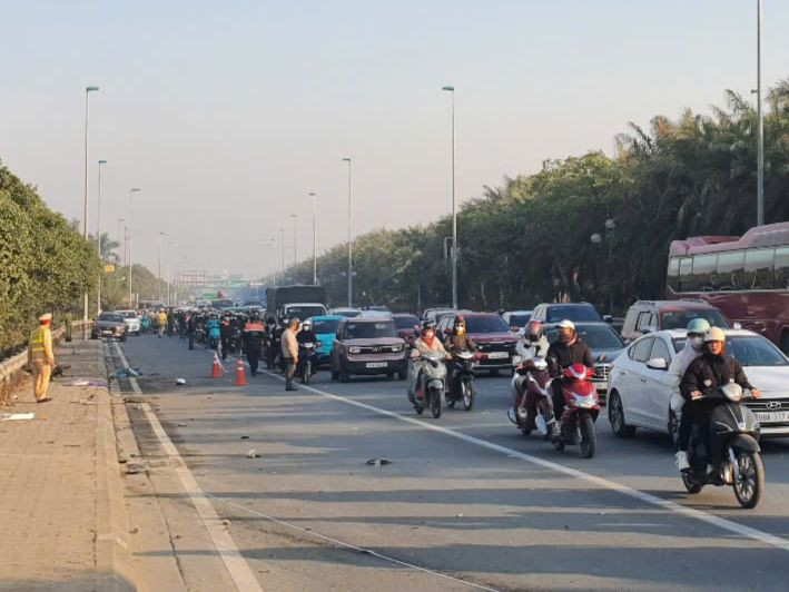 Khu vực xảy ra vụ tai nạn. Khu vực xảy ra vụ tai nạn.