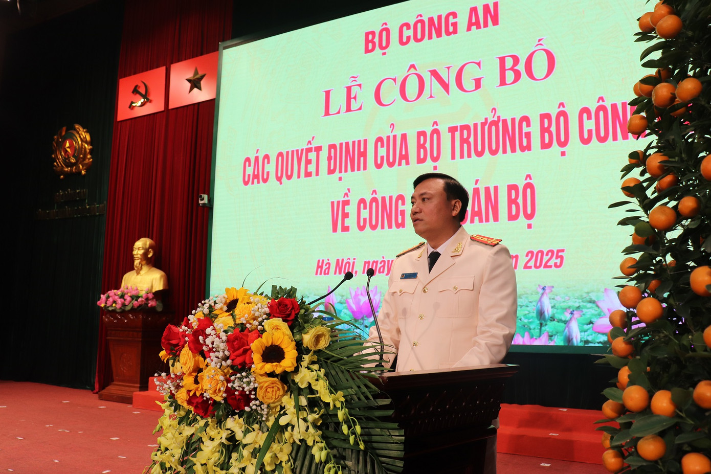 Đại tá Nguyễn Tiến Đạt - tân Phó Giám đốc Công an TP Hà Nội.