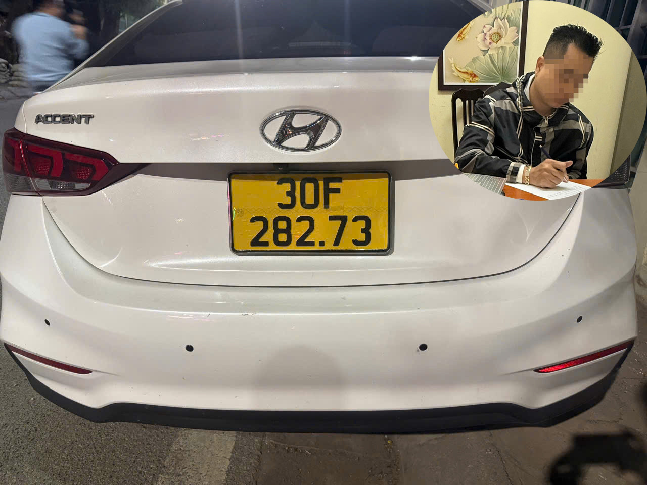 Tài xế T. và xe ô tô. Tài xế T. và xe ô tô.