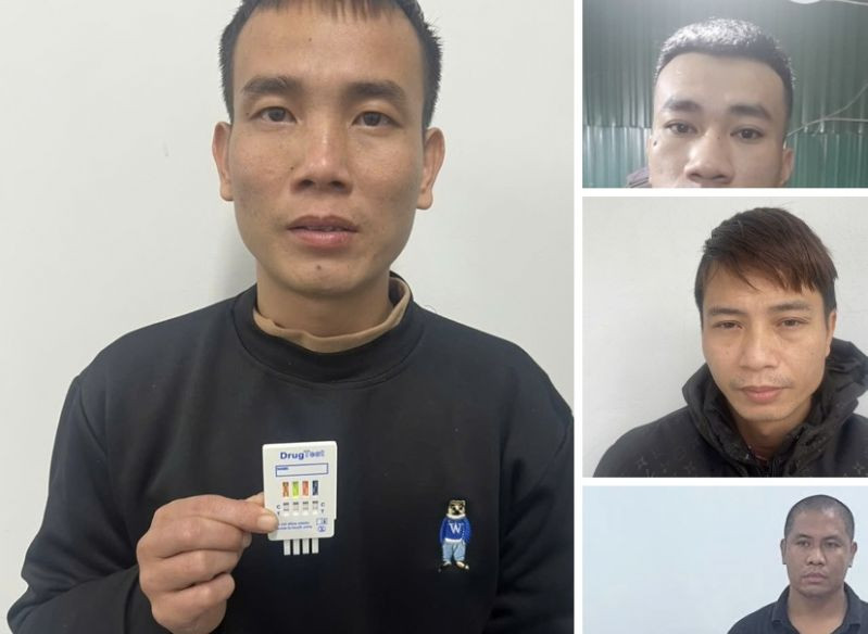 Nhóm đối tượng trong vụ án.