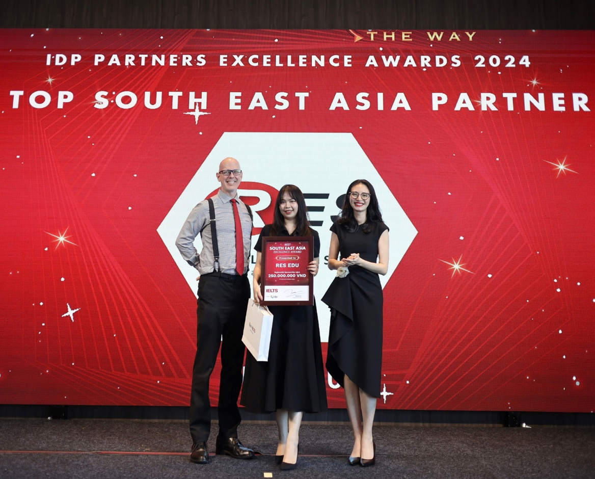 RES được IDP công nhận là đối tác xuất sắc trong suốt 13 năm liên tiếp. RES được IDP công nhận là đối tác xuất sắc trong suốt 13 năm liên tiếp.