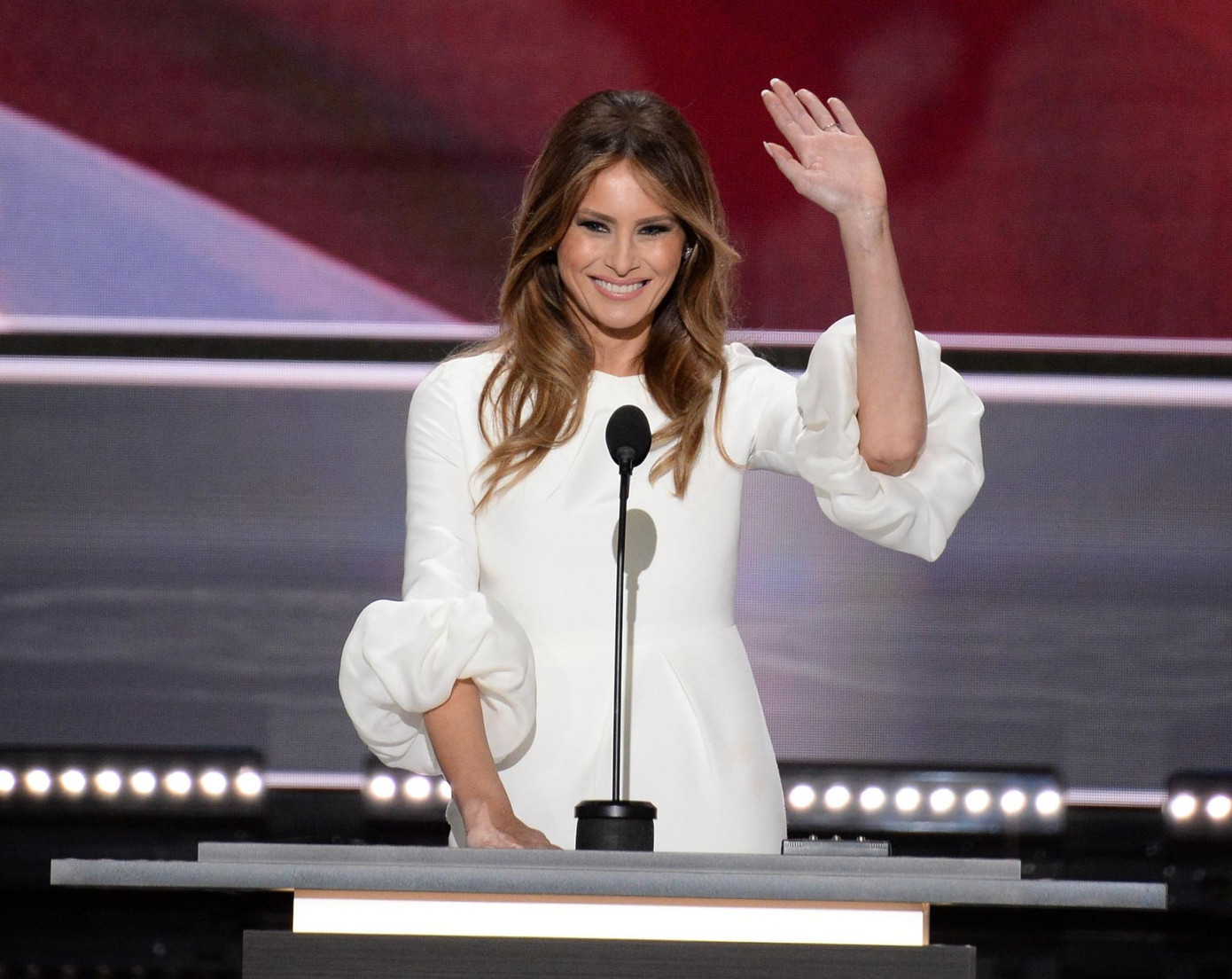 Bà Melania Trump cho rằng công việc người mẫu khỏa thân trong quá khứ là điều đáng tự hào. Ảnh: Getty Images. Bà Melania Trump cho rằng công việc người mẫu khỏa thân trong quá khứ là điều đáng tự hào. Ảnh: Getty Images.