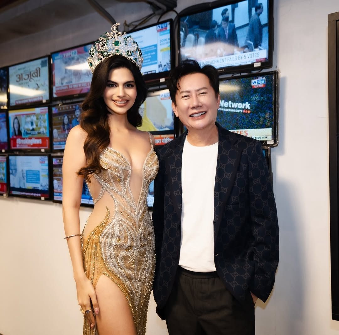 Rachel Gupta và ông Nawat. Rachel Gupta và ông Nawat.