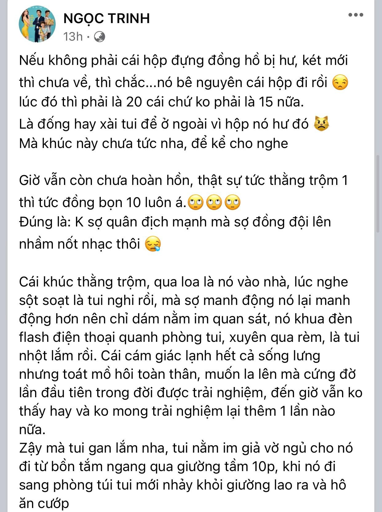 Chia sẻ của Ngọc Trinh gây thu hút sự quan tâm lớn của cộng đồng mạng. Bài đăng sau 5 giờ chia sẻ đã có hơn 56 ngàn lượt tương tác, hơn 5,8 ngàn lượt bình luận. Chia sẻ của Ngọc Trinh gây thu hút sự quan tâm lớn của cộng đồng mạng. Bài đăng sau 5 giờ chia sẻ đã có hơn 56 ngàn lượt tương tác, hơn 5,8 ngàn lượt bình luận.