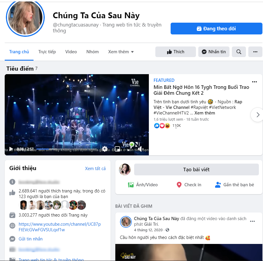 Các fanpage về tình yêu nhận được nhiều sự quan tâm của cư dân mạng.