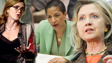 Bộ ba Hillary Clinton, Susann Rice, Samantha Power đã đẩy lui lập luận của phái không can thiệp và thuyết phục được Tổng thống Obama quyết định ném bom Libya