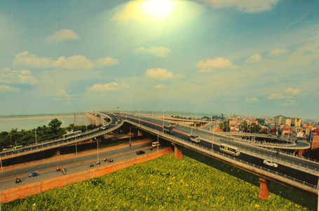 Hạ tầng giao thông Hà Nội (cầu Vĩnh Tuy) Thành tựu kinh tế 60 năm của Thủ đô qua những bức ảnh ảnh 21