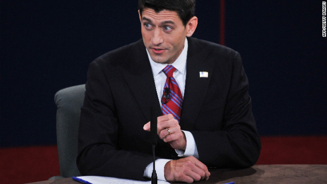 Trong khi ông Paul Ryan phát biểu