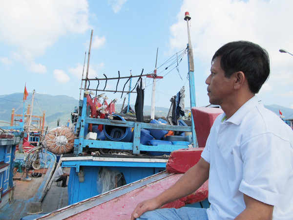 Thuyền trưởng Lê Văn Chiến một lòng với biển. Thuyền trưởng Lê Văn Chiến một lòng với biển