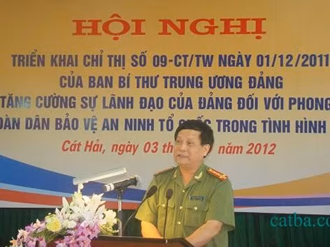 Ông Nguyễn Bình Kiên phát biểu tại một hội nghị