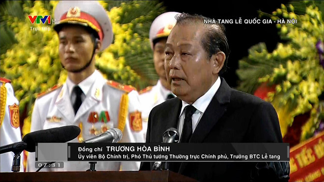 Cỗ linh xa đưa Chủ tịch nước Trần Đại Quang về quê nhà ảnh 53