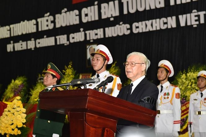 Chủ tịch nước Trần Đại Quang trở về đất mẹ ảnh 69
