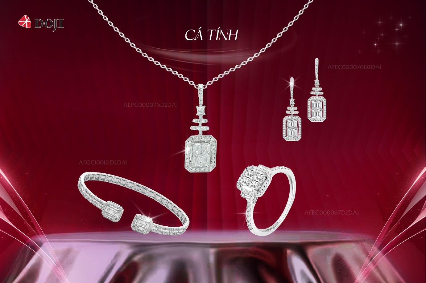 BST Brilliant Style của DOJI là điểm nhấn hoàn hảo chotrang phục phái nữ.