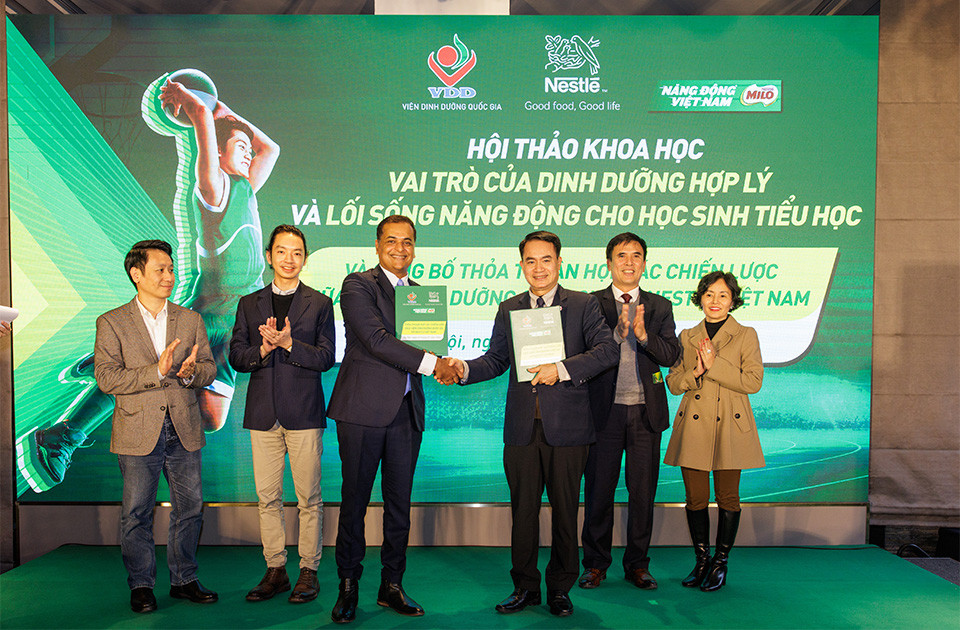 Viện Dinh dưỡng và công ty TNHH Nestlé Việt Nam chính thức ký kết thỏa thuận hợp tác dài hạn Viện Dinh dưỡng và công ty TNHH Nestlé Việt Nam chính thức ký kết thỏa thuận hợp tác dài hạn