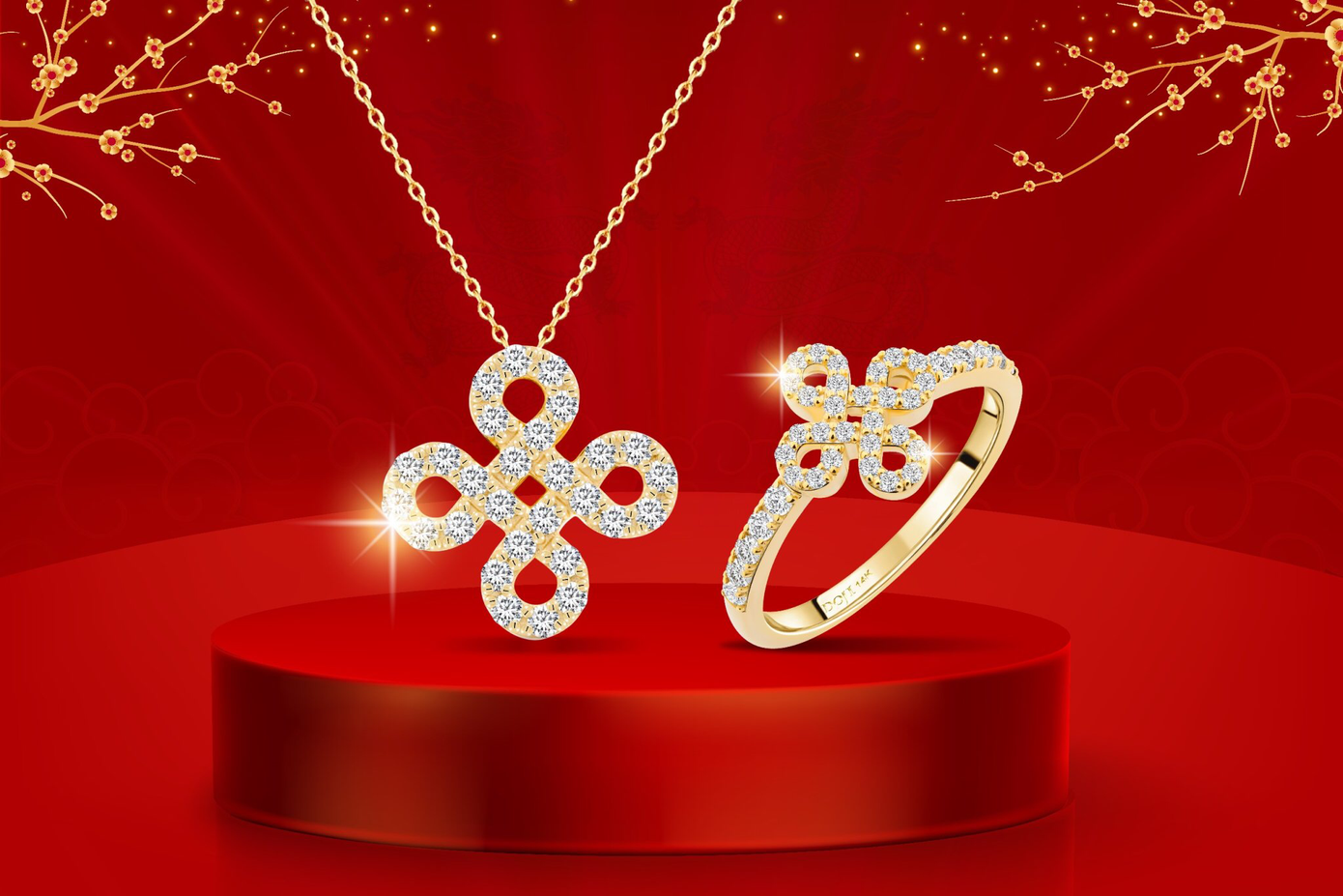 Một vài thiết kế trong BST Lucky Me dành cho quý cô muốn thêm tỏa sáng đầu xuân, nhận thêm may mắn dịp Thần Tài. Một vài thiết kế trong BST Lucky Me dành cho quý cô muốn thêm tỏa sáng đầu xuân, nhận thêm may mắn dịp Thần Tài.