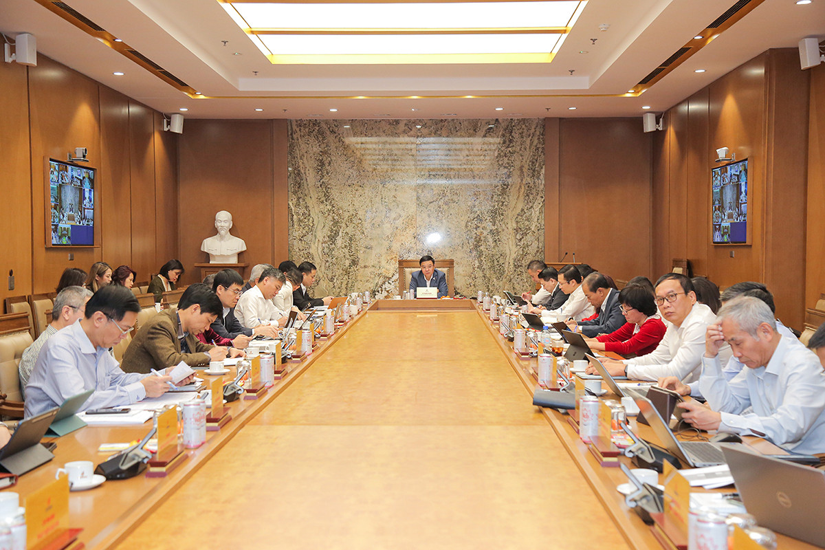 Toàn cảnh buổi giao ban