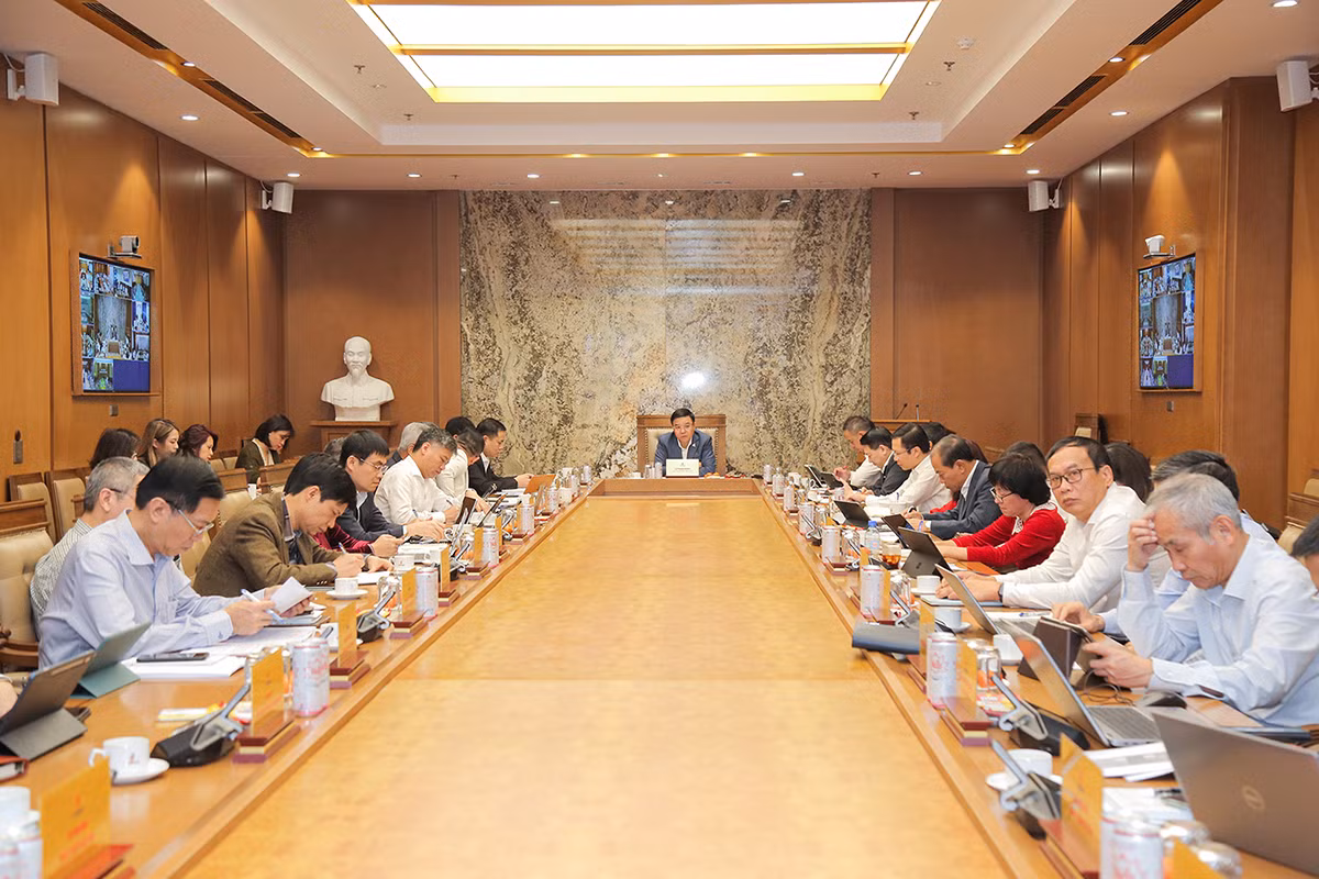 Toàn cảnh buổi giao ban Toàn cảnh buổi giao ban