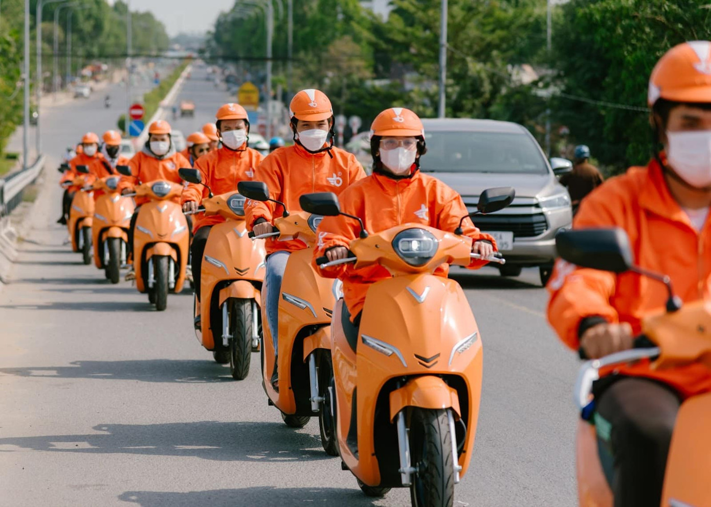 Nhiều đối tác của GSM chọn xe điện vì lợi ích kinh tế cao hơn xe xăng.