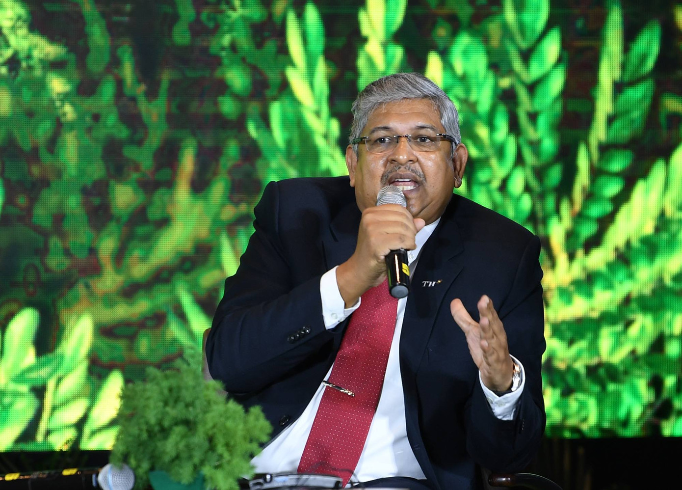 Ông Arghya Mandal - Tổng Giám đốc Công ty Cổ phần Sữa TH chia sẻ mong muốn góp sức vào thành công của dự án sữa tươi sạch TH