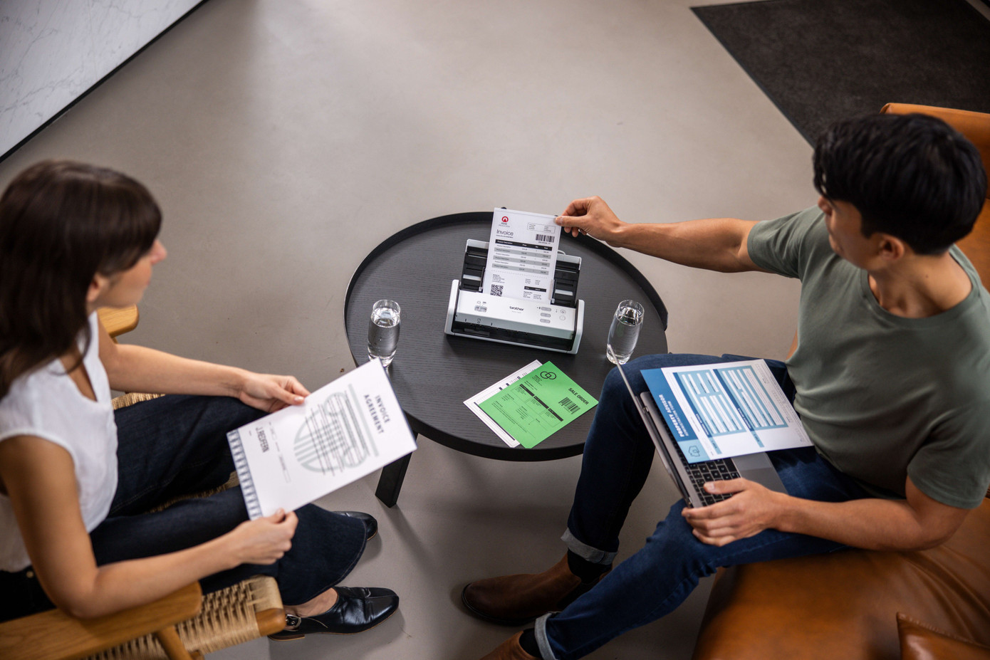 Máy scan di động Brother với thiết kế cầm tay, số hoá tài liệu ở bất cứ đâu