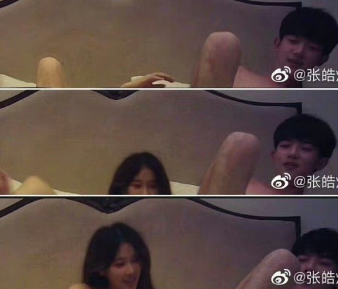 Tiêu Vũ Lương và Lý Minh Đức bị lộ ảnh nhạy cảm. Họ cùng quan hệ tình ái với nhà sản xuất phim Năm tháng tĩnh hảo. Ảnh: Sina. Tiêu Vũ Lương và Lý Minh Đức bị lộ ảnh nhạy cảm. Họ cùng quan hệ tình ái với nhà sản xuất phim Năm tháng tĩnh hảo. Ảnh: Sina.