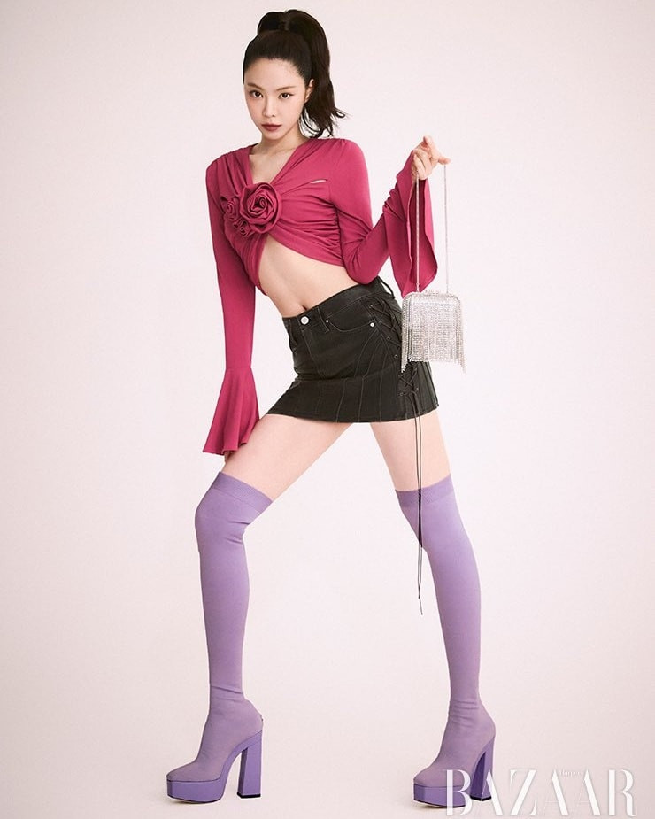 Son Na Eung với tỷ lệ cơ thể hoàn hảo.