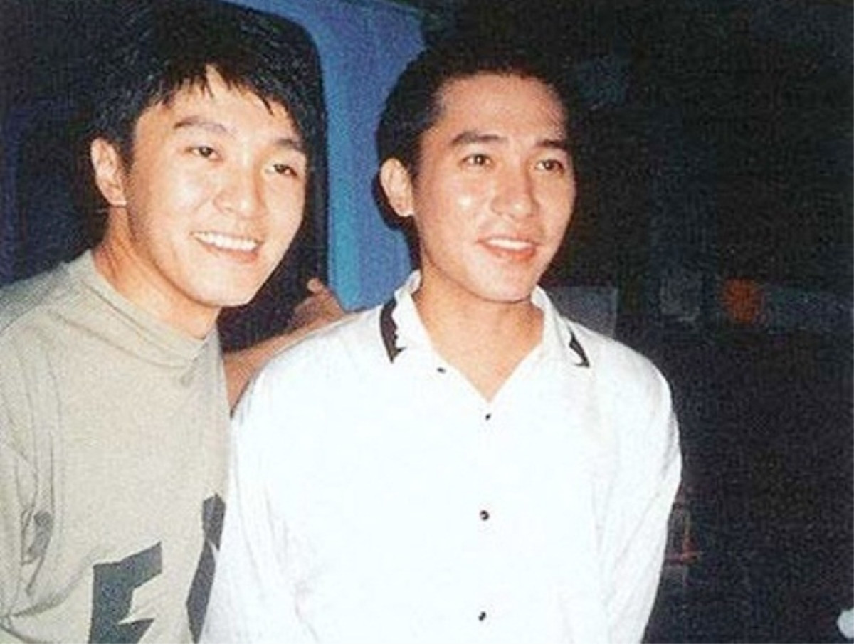 Châu Tinh Trì và Lương Triều Vỹ những ngày mới đi đóng phim.