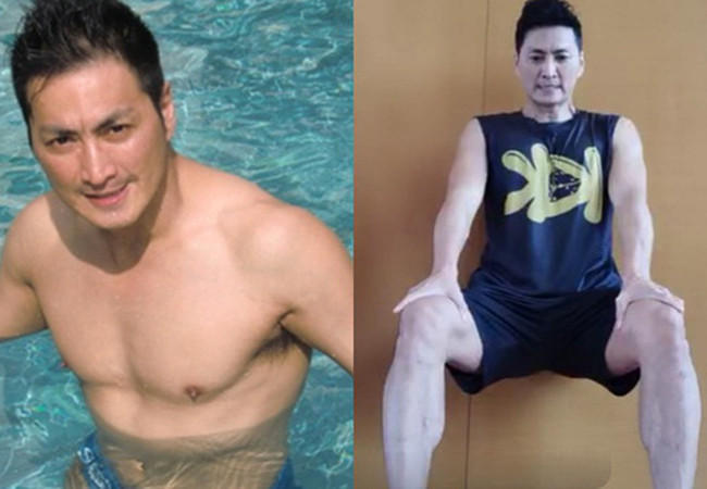 Hà Gia Kính có thân hình săn chắc ở tuổi 64. Nam diễn viên thường chia sẻ ảnh đời thời với công chúng.