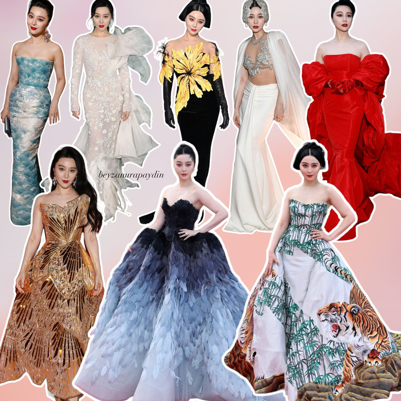 Phạm Băng Băng diện gần 20 bộ váy lộng lẫy nhằm lấy lại sự chú ý của công chúng.