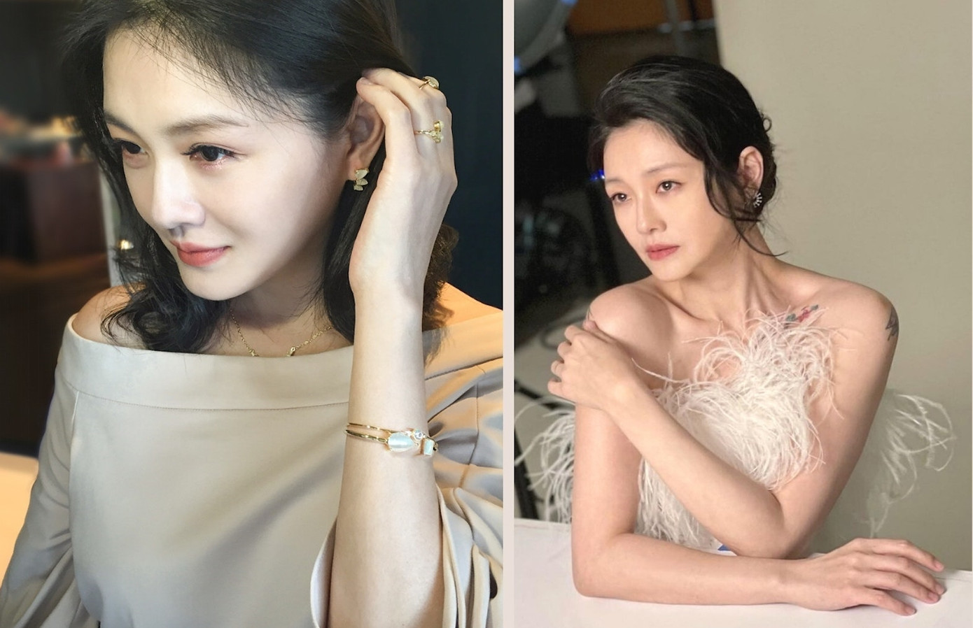 Từ Hy Viên chăm sóc da tay, chân cẩn thận để không làm lộ dấu hiệu tuổi tác.