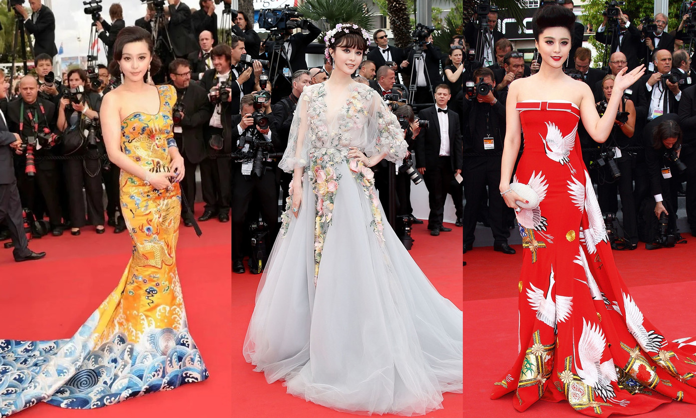 Những bộ trang phục của Phạm Băng Băng tại thảm đỏ Cannes luôn chiếm trọn sự chú ý và khen ngợi của khán giả. Nhờ đó, danh tiếng của nữ diễn viên được nâng cao.