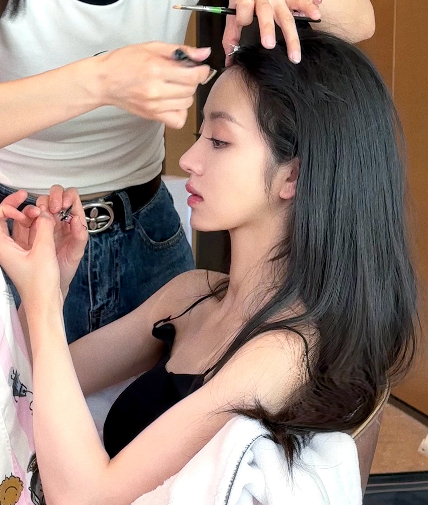 Điền Hi Vi có nét đẹp đáng yêu, tinh tế.