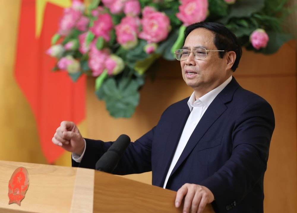 Thủ tướng Phạm Minh Chính phát biểu kết luận hội nghị