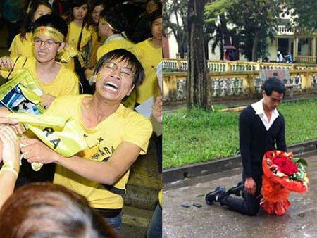 Papa xin con đừng phát rồ vì các 'ồ-pa' - 1Đừng 'điên cuồng' vì các thần tượng như thế này con nhé!