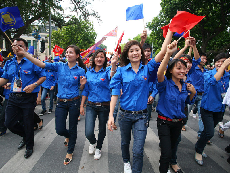 Thanh niên luôn là lực lượng nòng cốt trong mọi phong trào. Ảnh: Xuân Phú